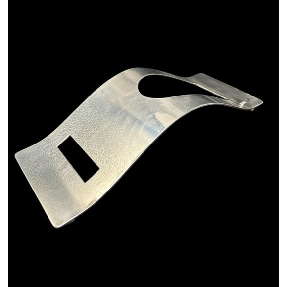 Ercuis Silver Plate Mid Century Modern Kallisté Bottle Stand Wine Holder France - Picture 2 of 9